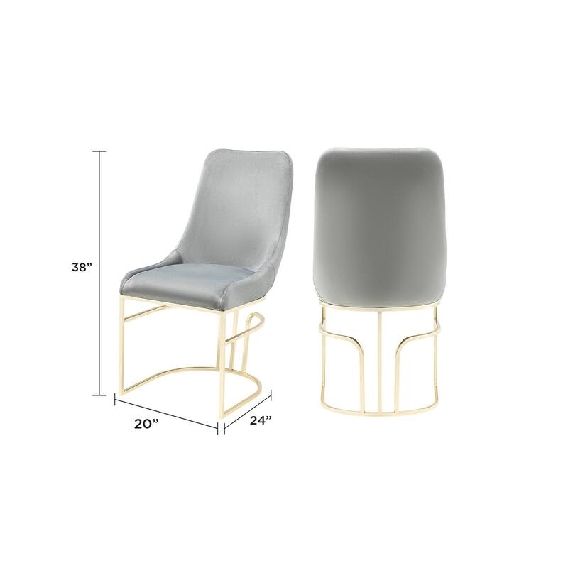 Modern Style 2pc Wooden Dinning Chairs