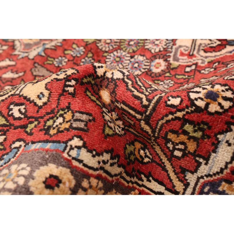 ECARPETGALLERY Hand-knotted Kayseri Vintage Dark Copper Wool Rug - 5'5 x 9'9