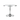 Silver Round Glass Top Cake Stand Dessert Display