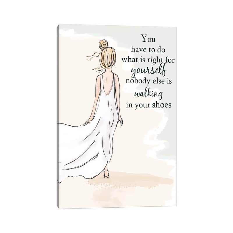 iCanvas "Walking In Your Shoes" by Heather Stillufsen Canvas Print