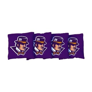 University Of Evansville Purple Aces Purple Cornhole Bags