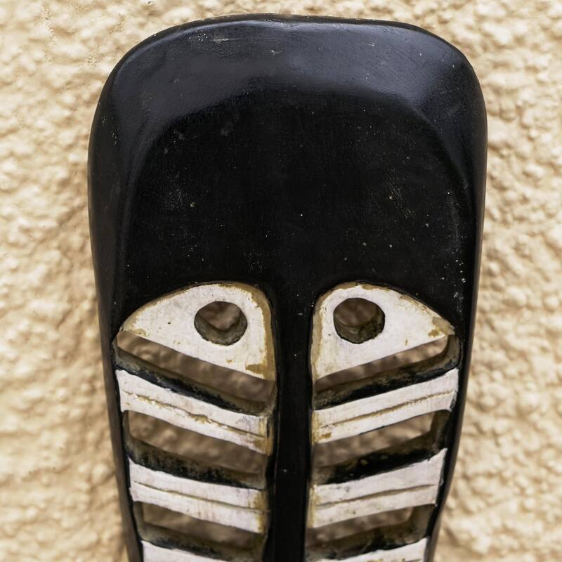 Novica Handmade Slice Of Life African Wood Mask