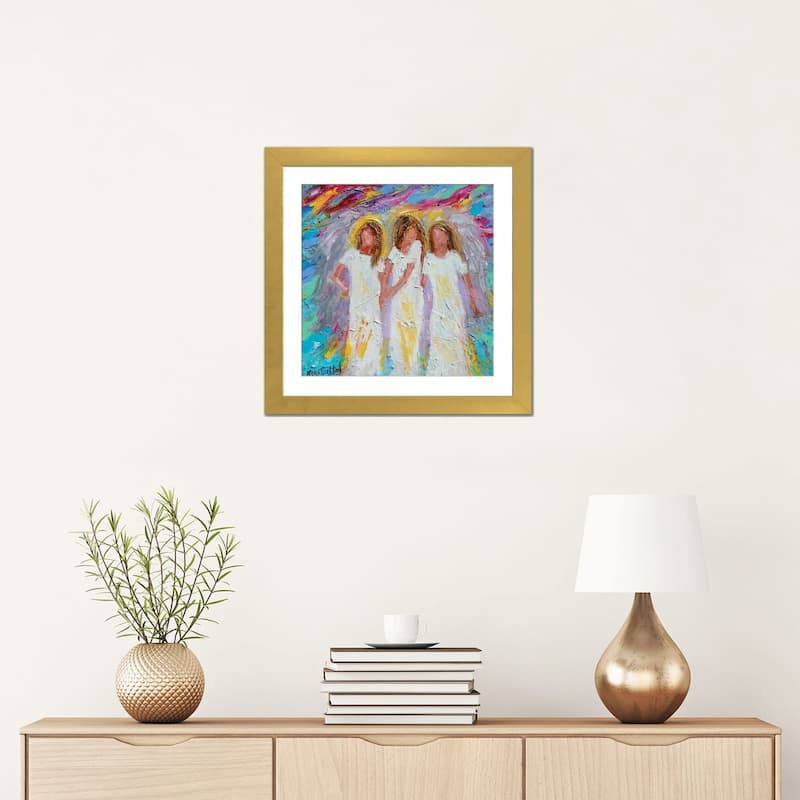 iCanvas "Angel Friends" by Karen Tarlton