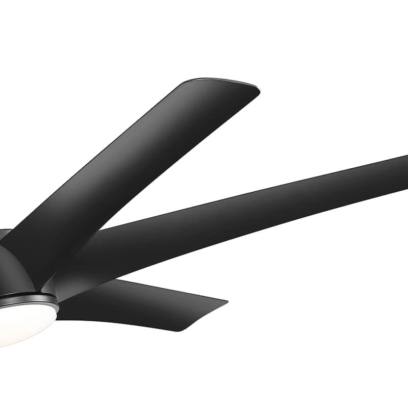 65 in. Integrated LED Indoor 6-Blade Ceiling Fan with Light and Remote Control Included