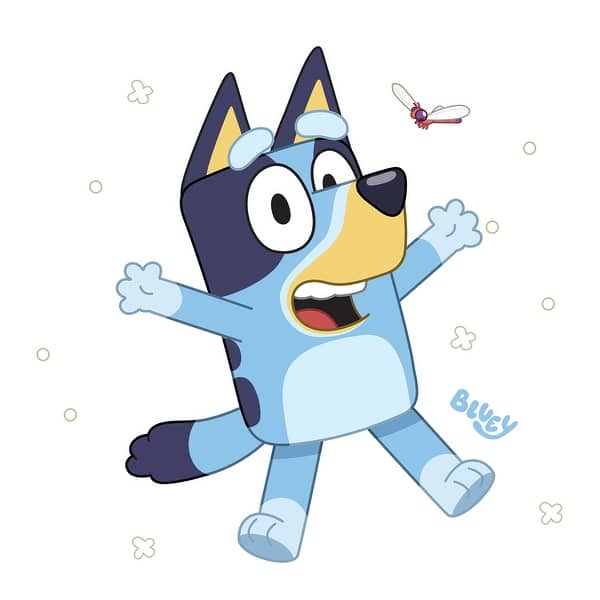 slide 2 of 7, Bluey Character Peel and Stick Wall Decals by RoomMates