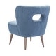 preview thumbnail 22 of 34, Dulcinea Ullna Lambskin Sherpa Upholstery Accent Chair by HULALA HOME