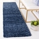 preview thumbnail 136 of 170, SAFAVIEH California Shag Izat 2-inch Thick Area Rug 2'3" x 9' Runner - Navy