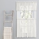 preview thumbnail 14 of 14, Isabella Lace Elegant Rod Pocket W Header Kitchen Curtains - Tier, Swag Pair and Tailored Valance (Sold Separately)