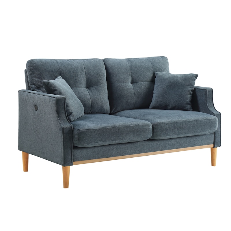 Modern Loveseat Sofa with USB Charge