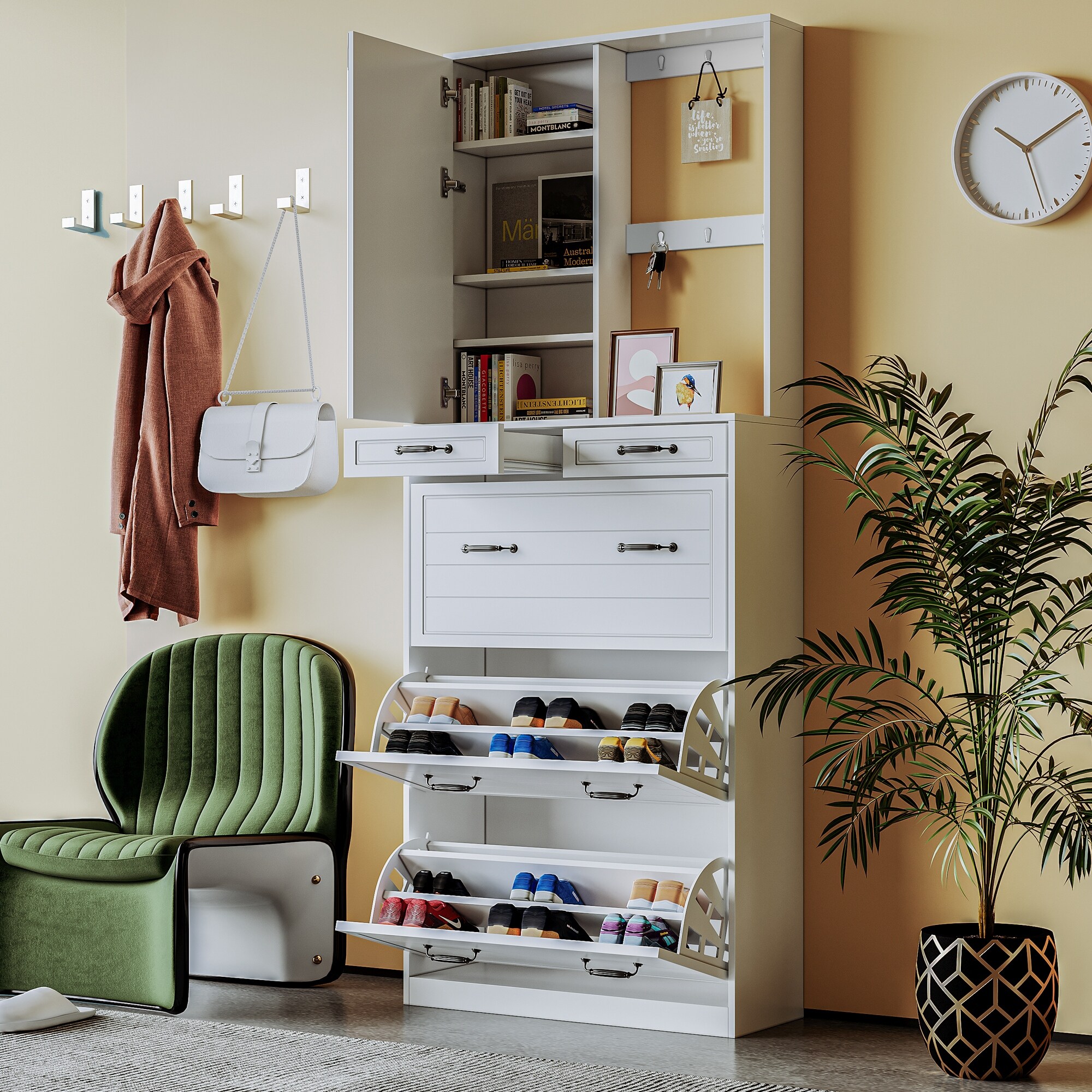 Elegant shoe storage hot sale