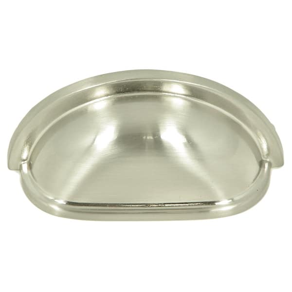 Shop Stone Mill Hardware Satin Nickel Nantucket Cup Cabinet