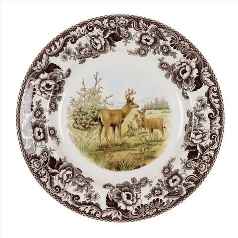 Spode Woodland Dinner Plate - Mule Deer - 10.5"