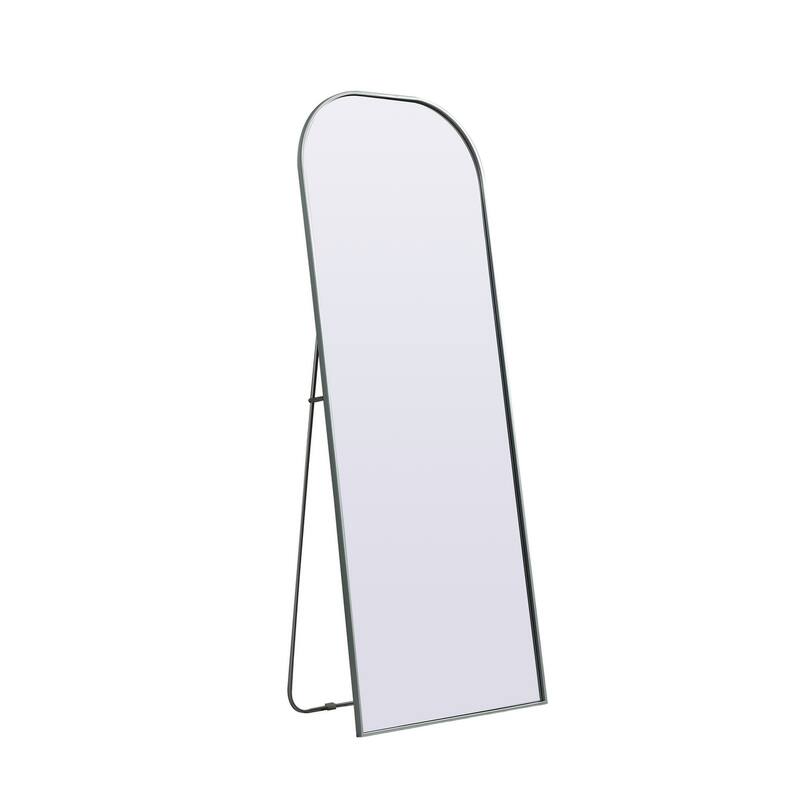 Indigo Home Metal Frame Arch Full Length Mirror 28x74 Inch