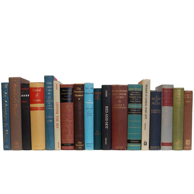 Books Decorative Accessories: Vintage Music: Subject By The Foot