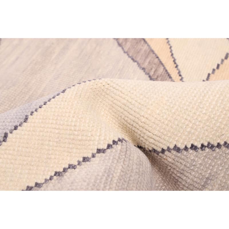 ECARPETGALLERY Hand-knotted Pak Finest Marrakesh Light Grey Wool Rug - 8'1 x 9'10