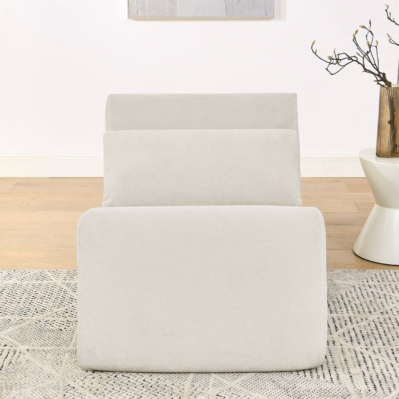 Chenille Memory Foam Floor Chair