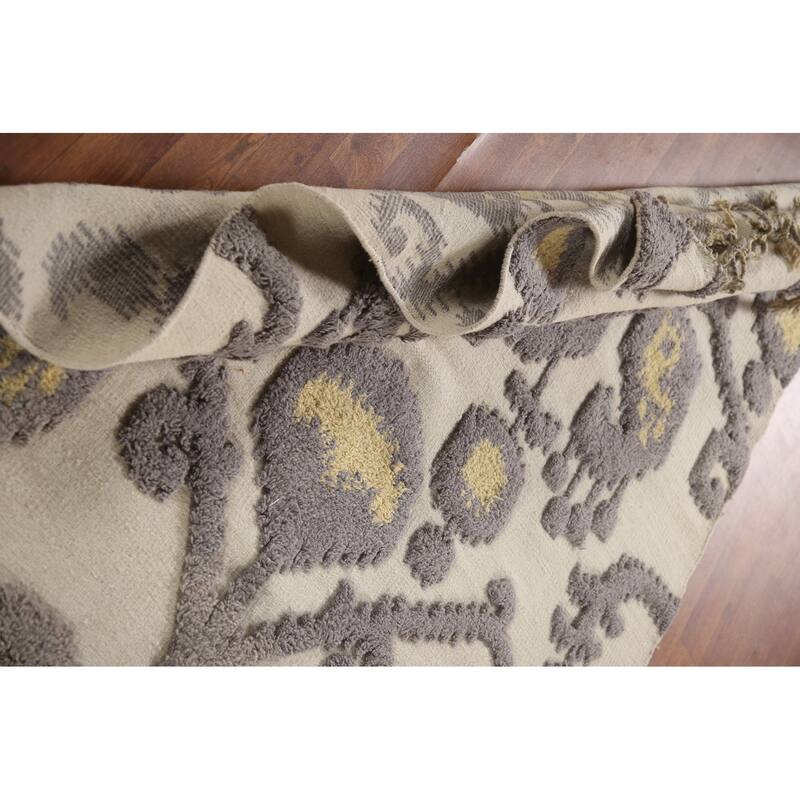 Moroccan Oriental Area Rug Hand-Knotted Wool Carpet - 5'2"x 7'11"