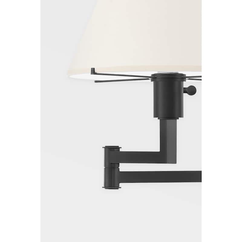 Leeds 1-Light Plug In Wall Sconce by Mark D. Sikes