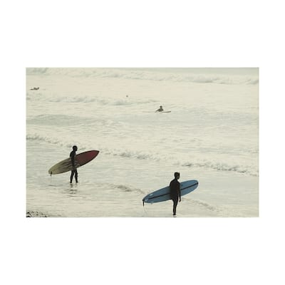Serene Surf (45 x 30) Canvas Art Print