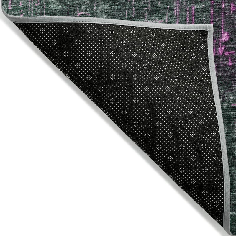Machine Washable Indoor/ Outdoor Ombre Texture Chantille Rug