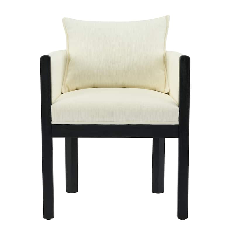 Christopher Knight Home - Callahan Linen Upholstered Dining Chair with Armrests