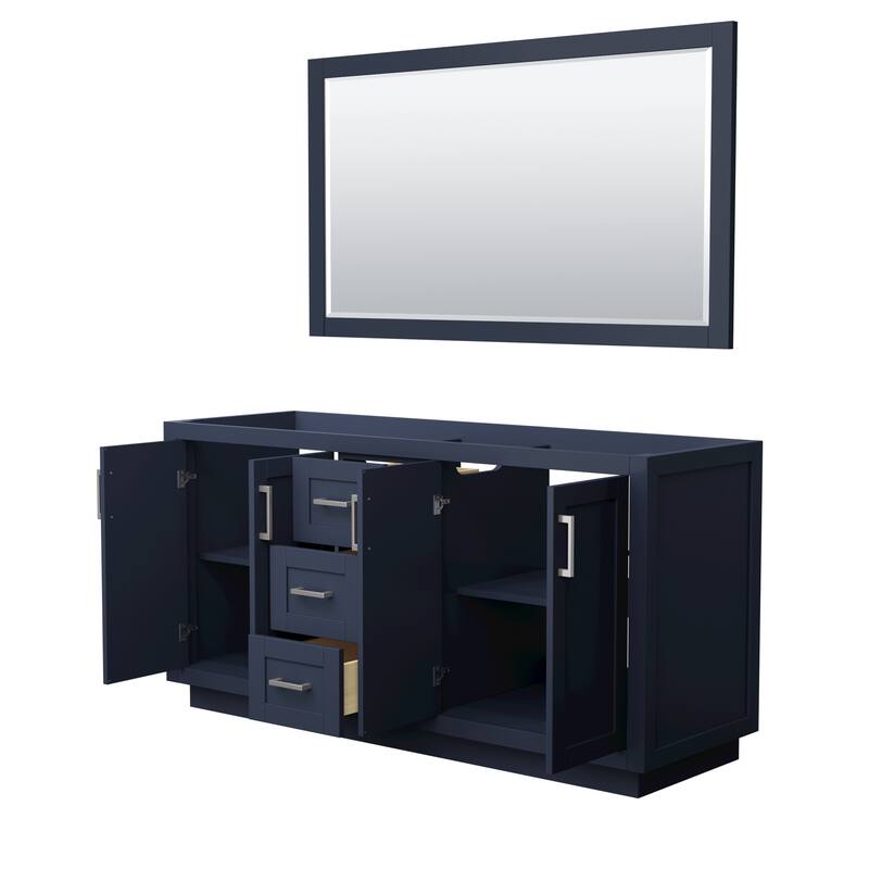 Miranda Bathroom Vanity Cabinet, 58-Inch Mirror