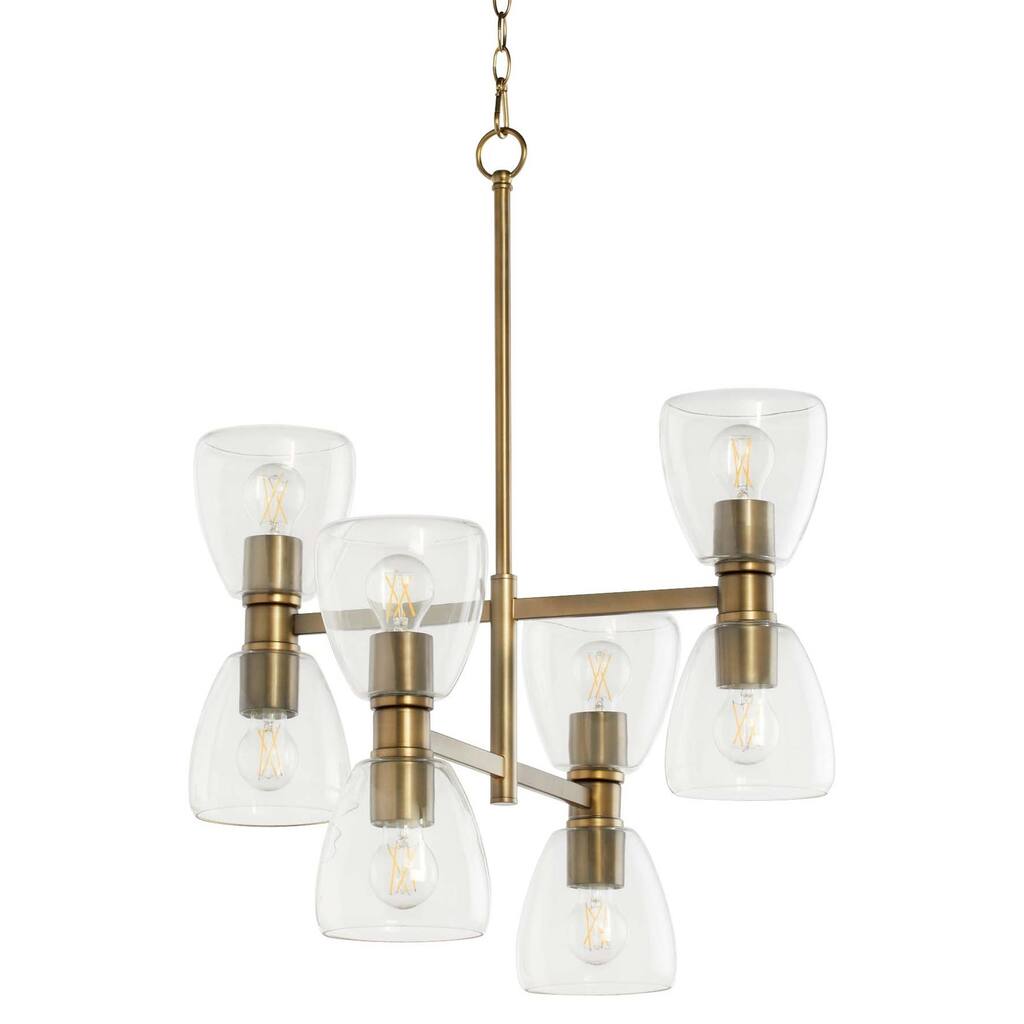 Quorum International 615-8 Relo 8 Light 25" Wide Chandelier