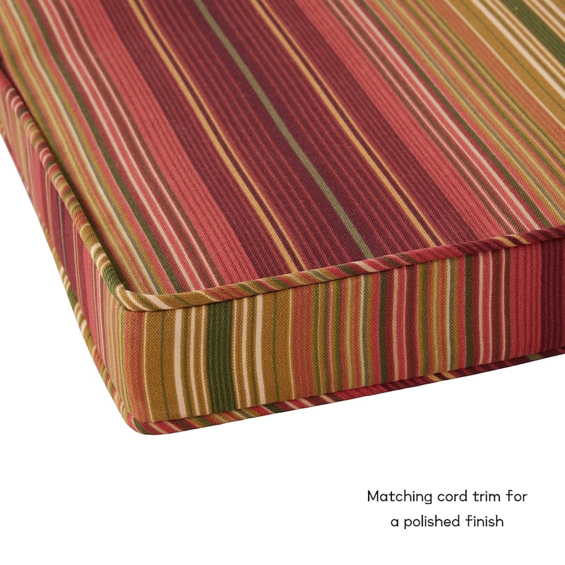 Greendale Home Fashions 18-Inch Square Outdoor Chair Pad (4-Pack)