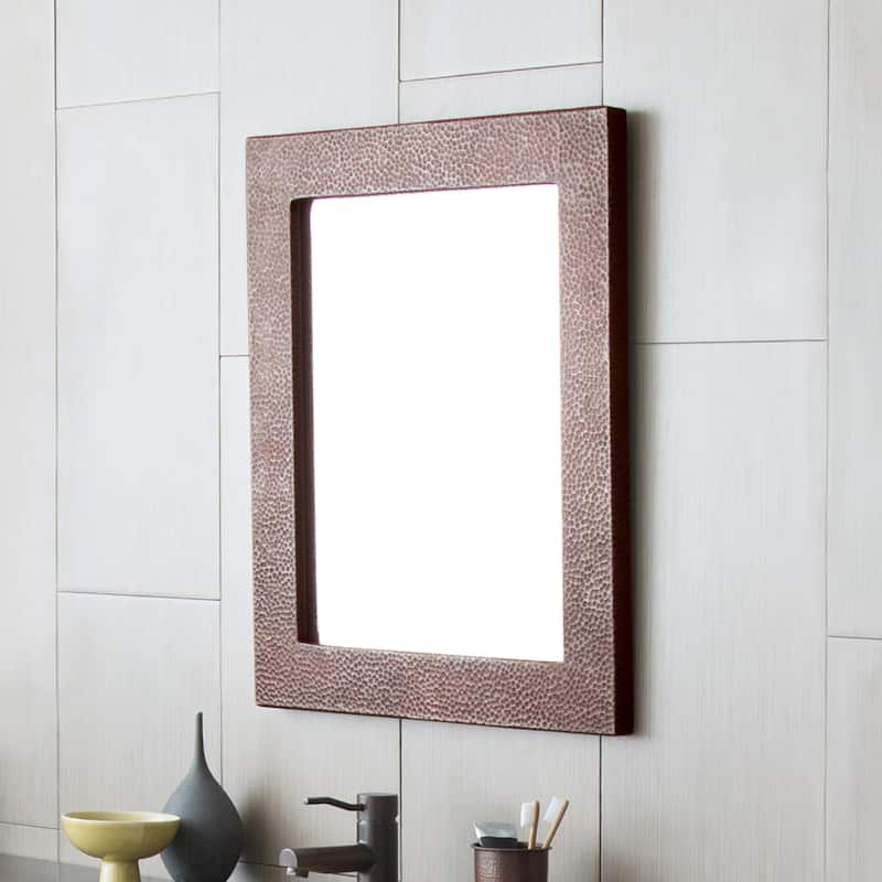 Native Trails Sedona Rectangular 26"H x 22"W Beveled Copper Mirror