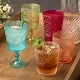 preview thumbnail 6 of 20, Certified International Victoria Set of 6 Acrylic DOF Glass 16 oz - 3.75"W x 3.75"D x 4.38"H