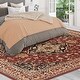 preview thumbnail 61 of 119, Miranda Haus Traditional Oriental Floral Medallion Indoor Area Rug