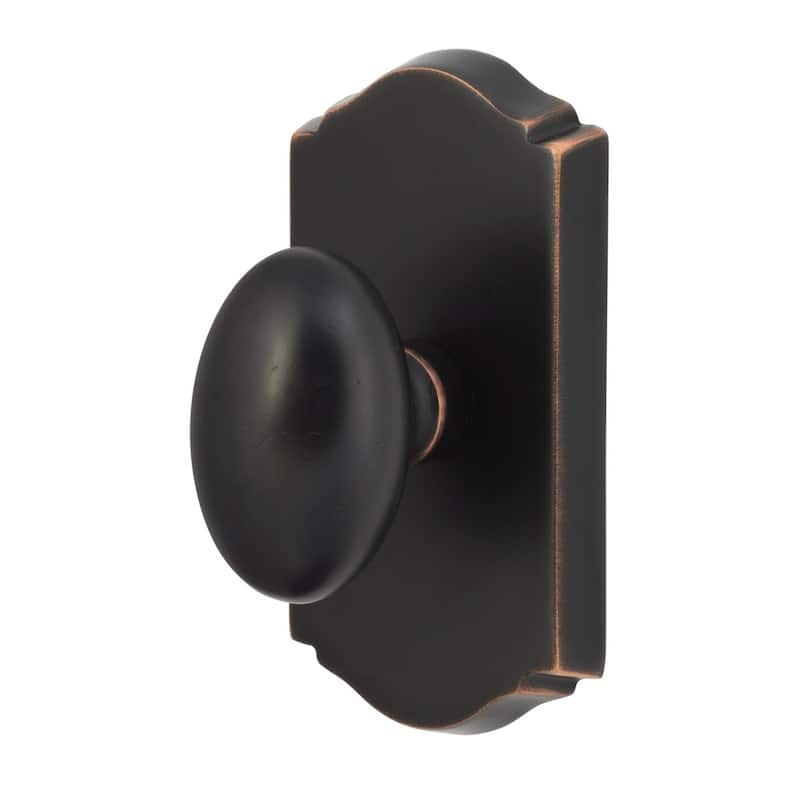 Sure-Loc SR100 Slickrock Non-Turning One-Sided Dummy Door Knob with - Vintage Bronze