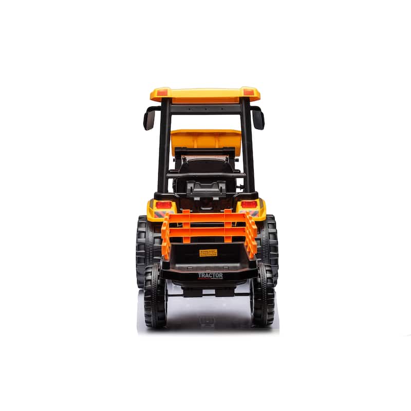 24V Kids Ride on Tractors with Parent Remote Control, Pedal Tractors Ride on Car Toy Battery Powered Electric Vehicle