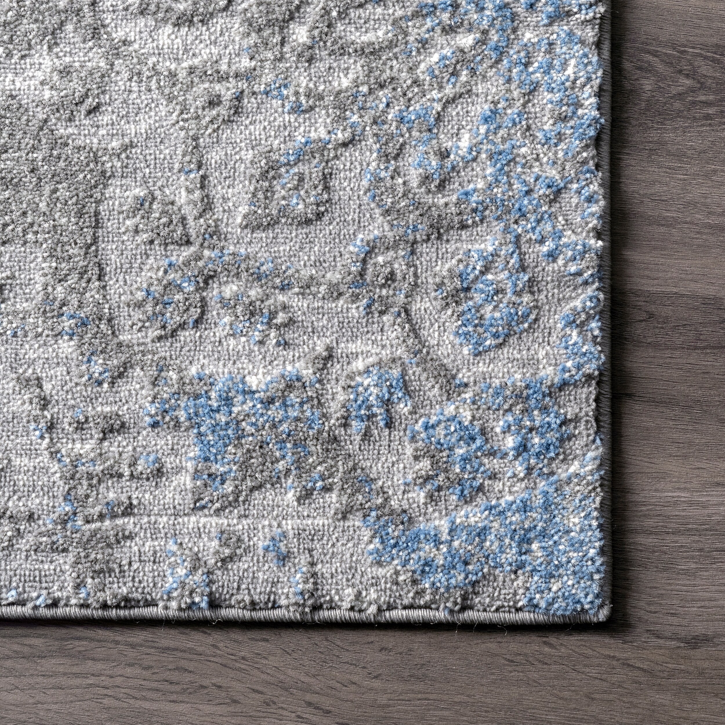 Shop Nuloom Blue Damask Carolina Area Rug On Sale Overstock 19893154