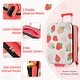 preview thumbnail 8 of 20, 20 Inch Kids Rolling Luggage Foldable Hardshell Carry-on Suitcase on Wheels - 14" x 9" x 20" (L x W x H)