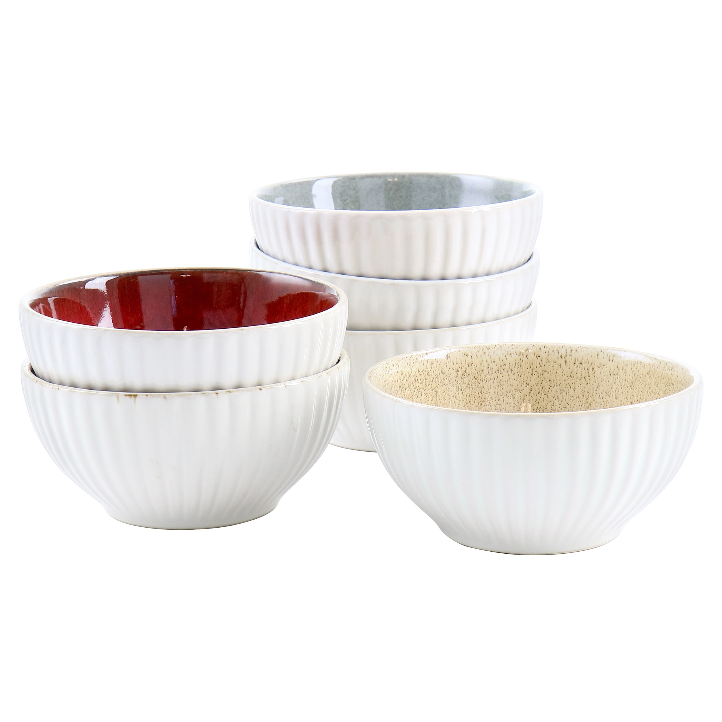 Martha Stewart Collection Striped Mixing Bowls, Set of 3, Created