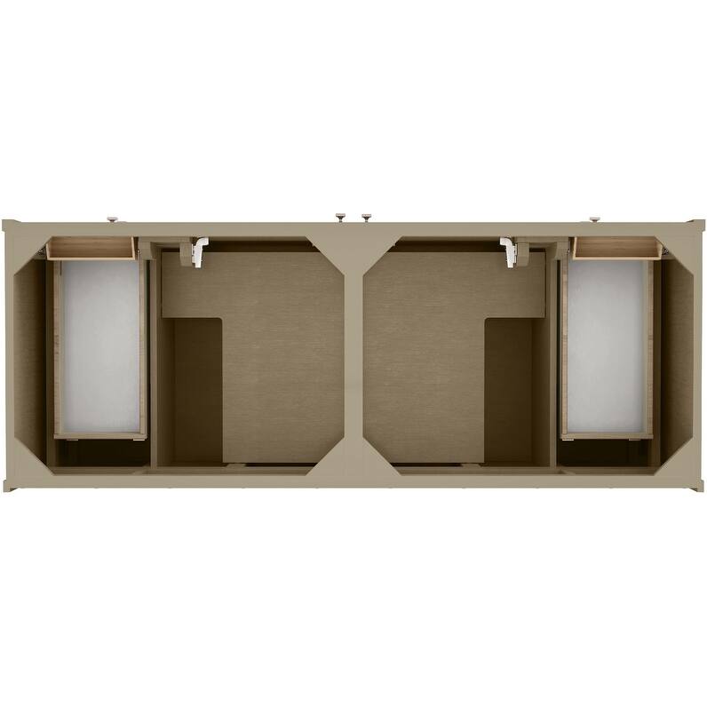 James Martin Vanities 503-V60D-FVSL Chicago 60" Free Standing Double