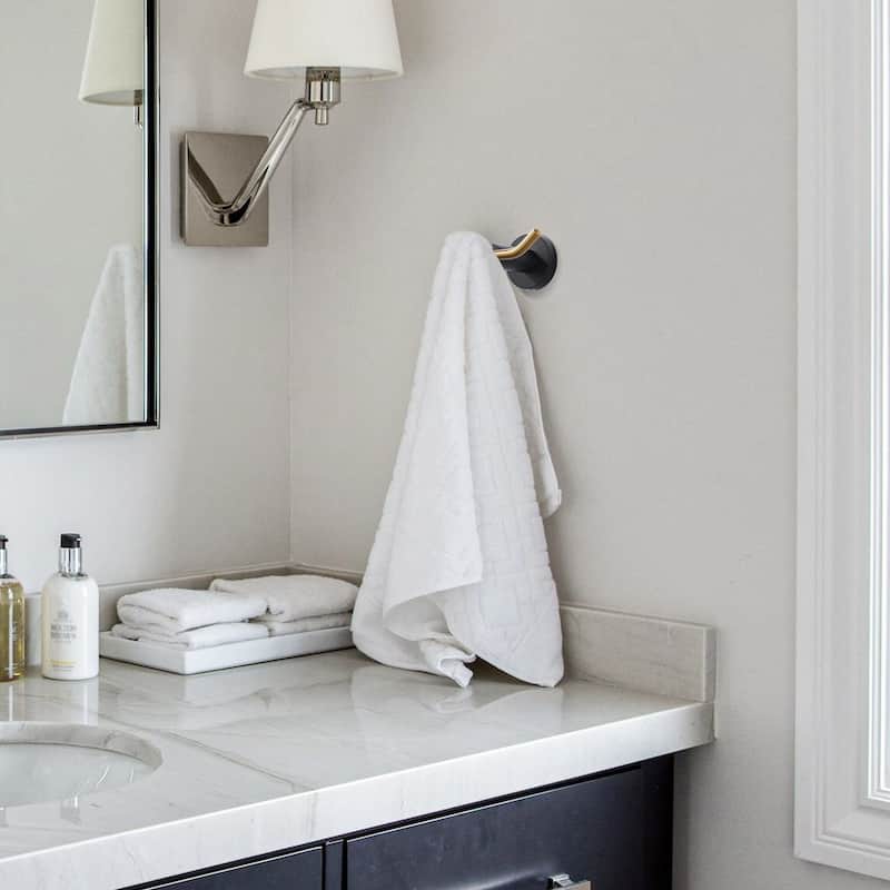 WOWOW Knob-Hook Double Robe/Towel Hook 2-Pieces