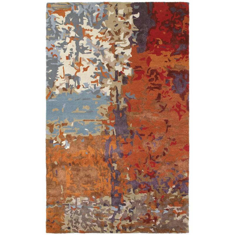 Style Haven Keno Autumn Inspirations Abstract Area Rug
