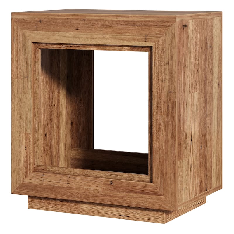 End Table, Side Table with Storage Shelf, Nightstand Bedside Table for Bedroom, Living Room, Entryway