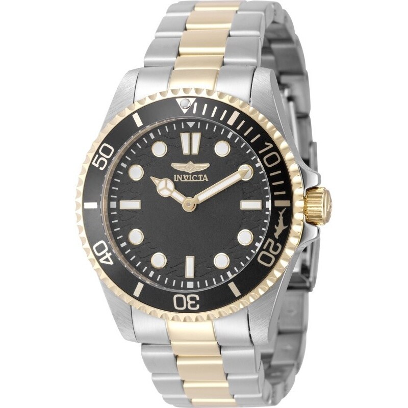 Montre Invicta Pro Diver 0072 Homme - Quartz, Boîtier Or 48mm, étanche 200m