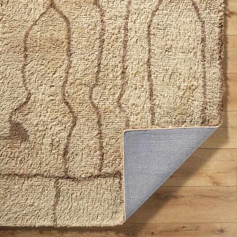 Livabliss Beni Moroccan Global Area Rug - 2'6" x 8' - Beige