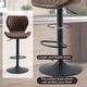 preview thumbnail 6 of 27, HOMYKA Swivel Adjustable Height Stool Set of 4