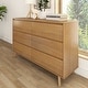preview thumbnail 4 of 43, Max and Lily Scandinavian 6 Drawer Dresser Pecan
