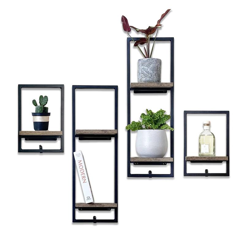 Cocoyard Black Floating Shelf, Set of 2 On Sale Bed Bath & Beyond