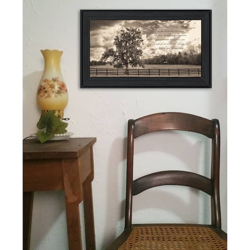 TrendyDecor4U "Our Family" Framed Print Wall Art