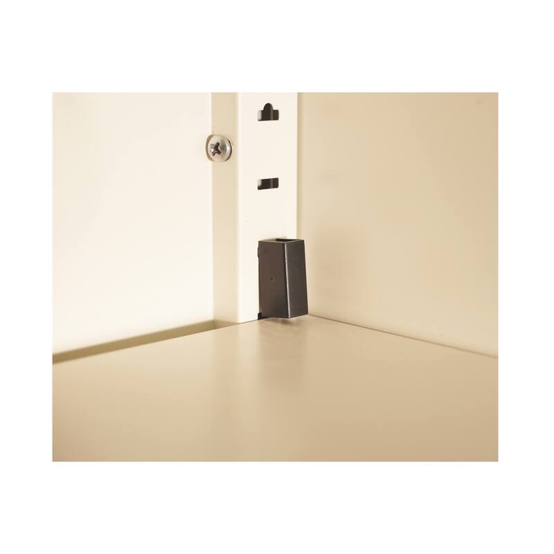 71'' Metal Storage Cabinet with Lock with Doors and Adjustable Shelves