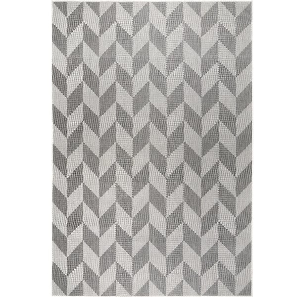 slide 2 of 21, Nicole Miller New York Patio Country Calla Indoor/Outdoor Area Rug 5'2"x7'2" - Black/Gray