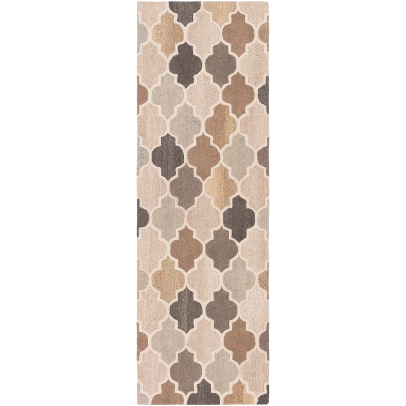 Randall Handmade Geometric Moroccan Wool Area Rug