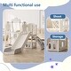 preview thumbnail 14 of 13, Indoor Toddler Kids Slide Playground for Age 1-4 with Swing, Climbing